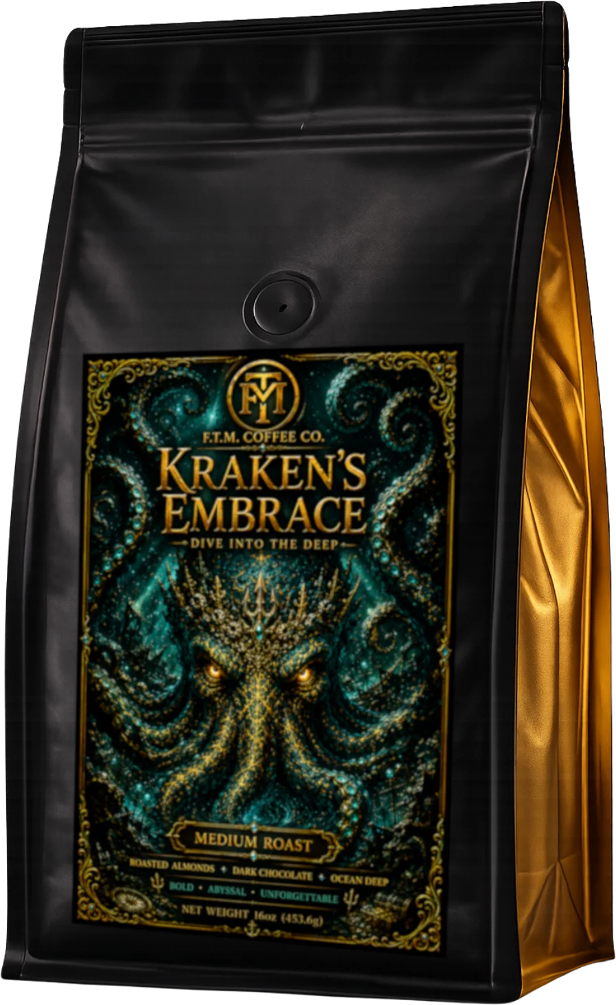 Kraken’s Embrace coffee bag